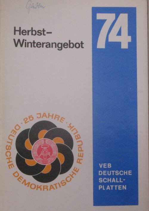 Herbst-Winterangebot 1974