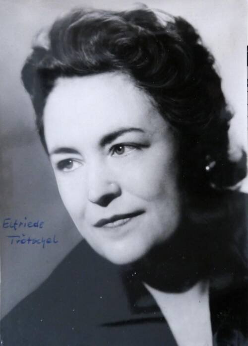 Elfriede Trötschel: Original-Foto