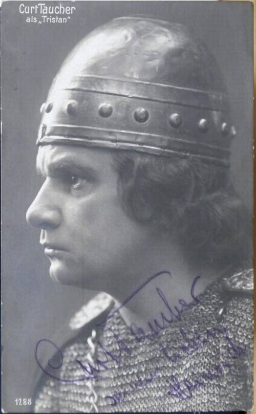 Carl Taucher: Fan-Postkarte mit Autogramm