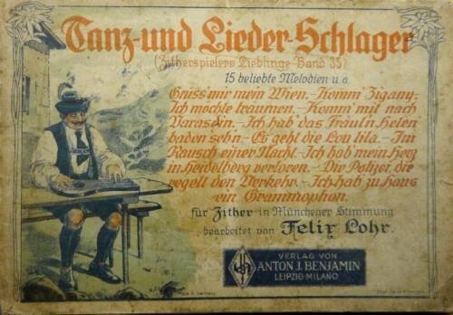 Tanz- und Lieder-Schlager, Zitherspielers Lieblinge Band 35