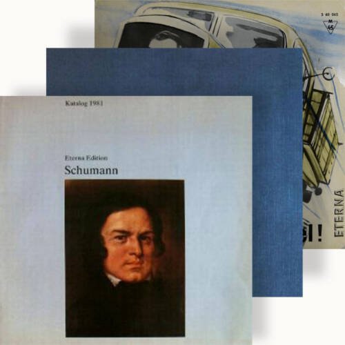Kataloge, Bücher, Alben, Noten, Hüllen, Beizettel, Einlagen
