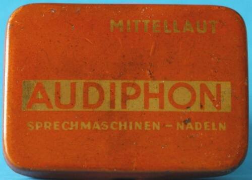 Audiphon mittellaut Sprechmaschinen-Nadeln