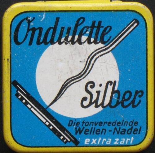 Odulette Silber die tonveredelnde Wellen-Nadel
