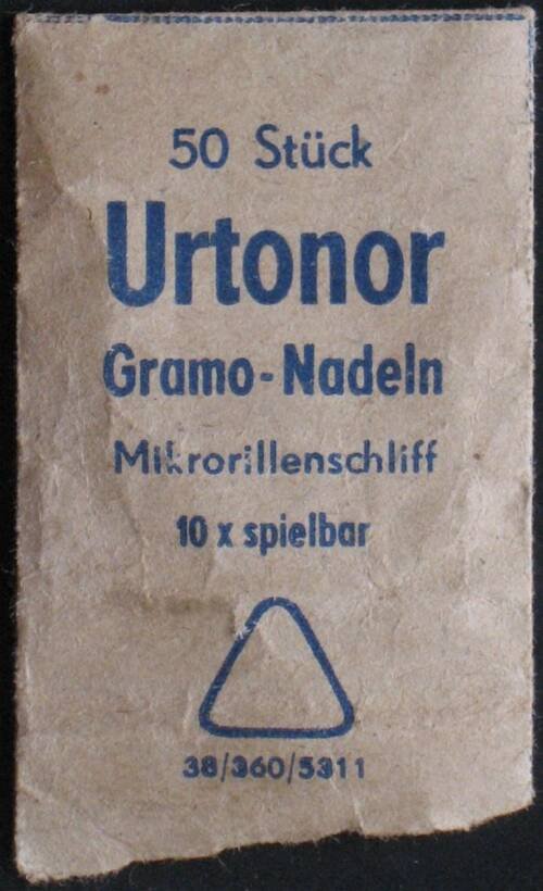 Urtonor Gramo-Nadeln Mikrorillenschliff(DDR))