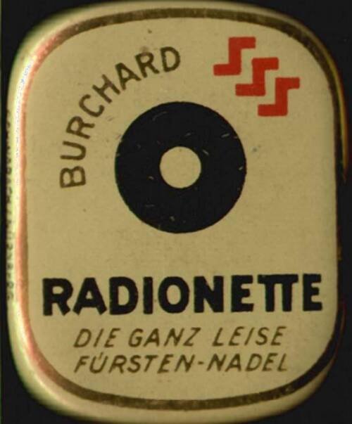 Burchard Radionette, die ganz leise Fürsten-Nadel